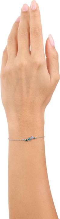 Image du produit S.Oliver Armschmuck für Damen, 925 Sterling Silber, Zirkonia synth. (20 cm, Argent 925)