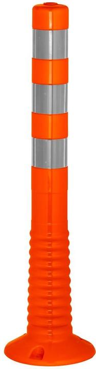 HP Autozubehör Sperrpfosten TPU orange/weiss Ø 80 mm zum Aufschrauben m.Befestigungsmaterial Höhe über Flur 750 mm