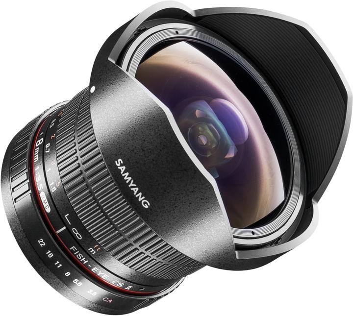 Produktbild Samyang 8mm f/3.5 Asph IF MC Fisheye CSII DH, Canon EF (Canon EF-S, APS-C / DX)