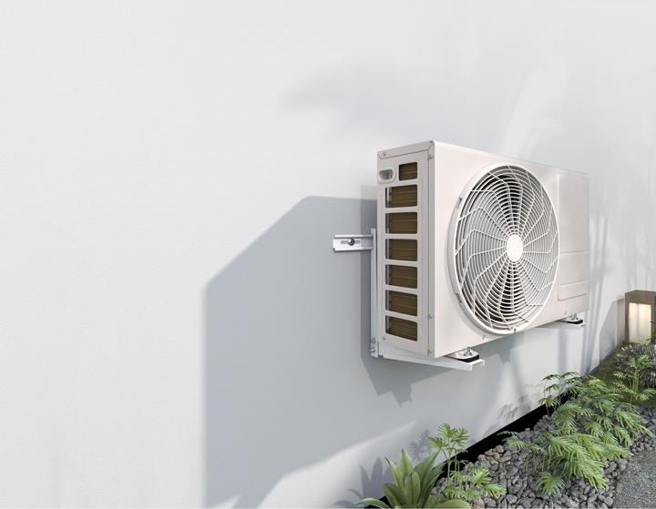 Actual product image InLine Bracket for split air conditioning outdoor unit or heat pump