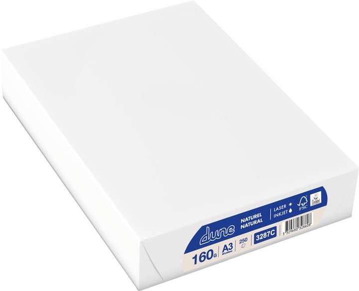 Actual product image Clairefontaine Universal paper Dune, natural white (160 g/m², 250 x, A3)