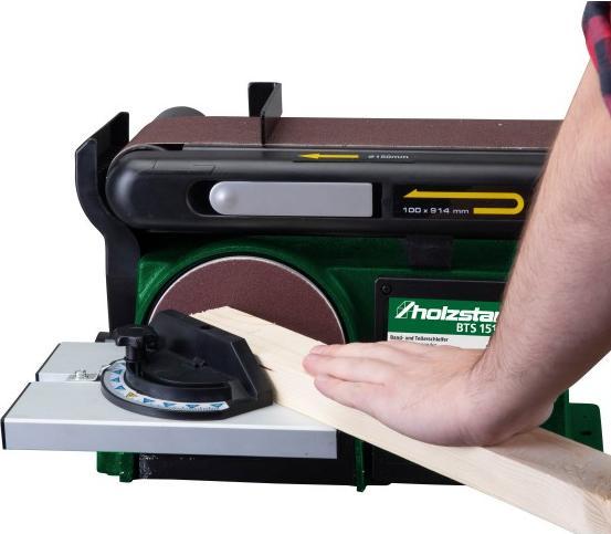 Actual product image Magni Holzstar belt and disc sanding machine BTS151 (for softwood/hardwood, compact machine housing) (Belt sanders, 370 W)