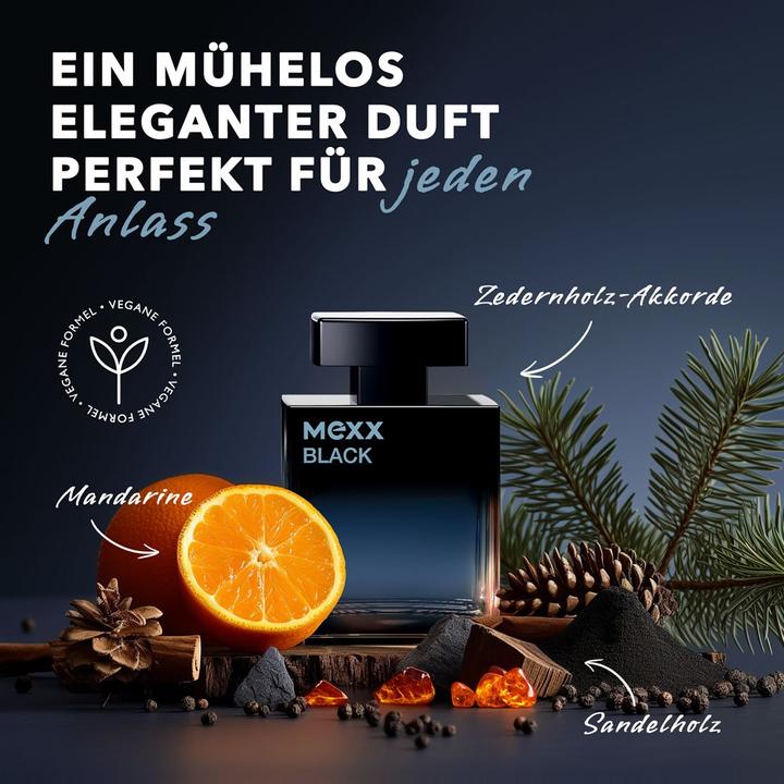 Produktbild Mexx BLACK MAN EDP (re) Spr 50 ml (Eau de Parfum, 231 ml)