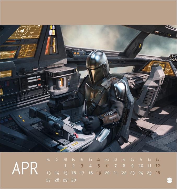 Produktbild The Mandalorian Postkartenkalender 2026 (Harter Einband, Deutsch)