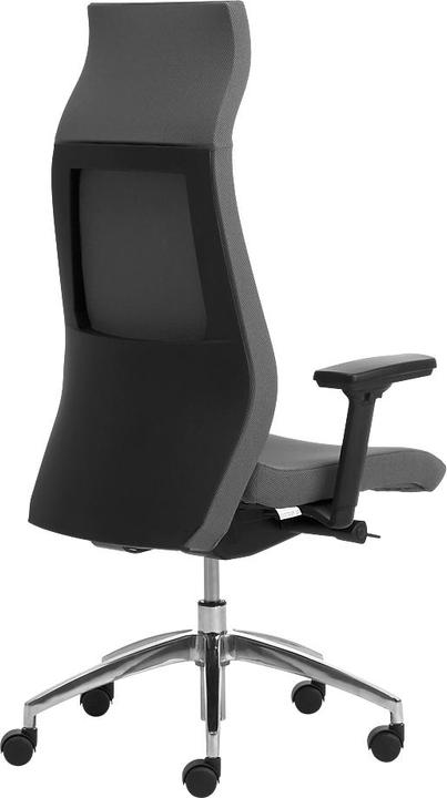 Image du produit Leyform Fauteuil de direction ENERGY, avec accoudoirs, mécanisme synchronisé, revêtement en cuir véritable