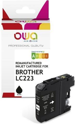 Produktbild Armor OWA K20617OW - Kompatibel - Schwarz - Brother - Einzelpackung - 1 Stück(e) - LC-223B (BK)