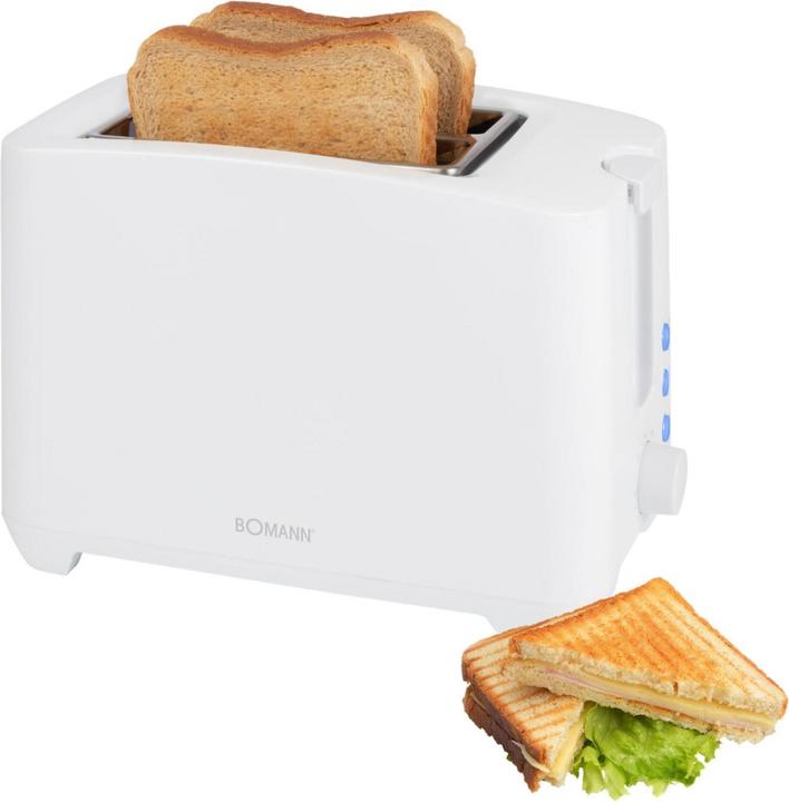 Produktbild Bomann TA 6065 CB Toaster weiss