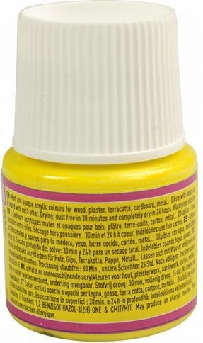 Immagine prodotto Pebeo Deco Colore acrilica opaco (Giallo limone, 45 ml)