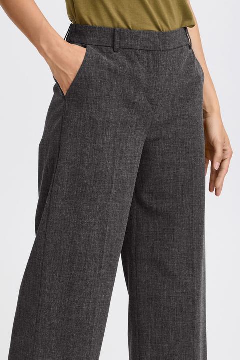 Actual product image B.young BYDANTA WIDE LEG PANTS 2 CROPPED 20815027 (40)