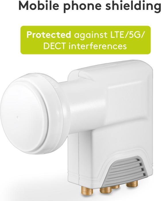 Produktbild Goobay Universal Quattro LNB (Quattro LNB, 40mm)