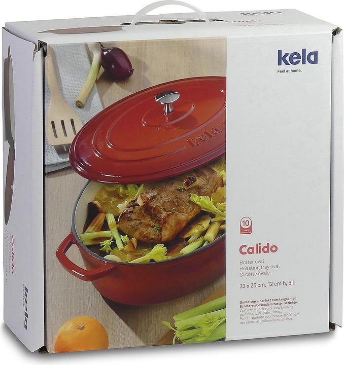 Immagine prodotto Kela Calido (36 cm, Pirofila + casseruola, Ghisa)