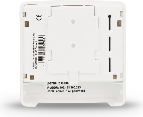 Actual product image Kentix MultiSensor mit Ethernet (PoE) und PIR-Sensor (360°), weiss