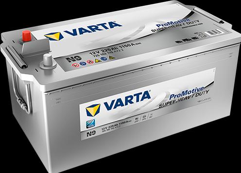 Actual product image Varta N9 Promotive Silver Truck Battery (12 V, 225 Ah, 1150 A)