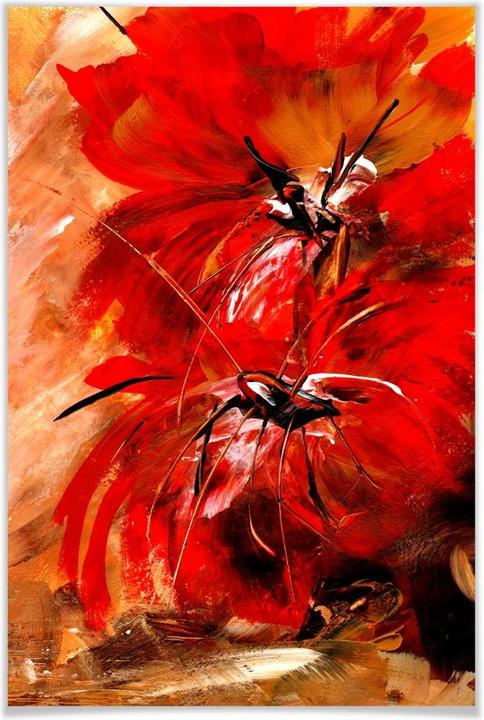 Produktbild Trenddeko Niksic - Feuerblumen (60 x 90 cm)