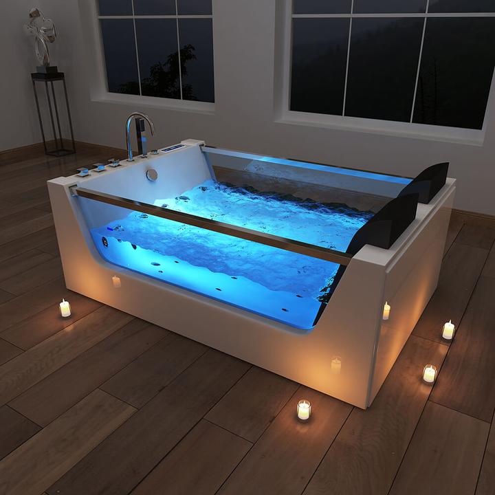 Immagine prodotto Home Deluxe Vasca idromassaggio con terapia luminosa a LED NAUTICA XL - 182x120cm (120 cm, 180 cm)