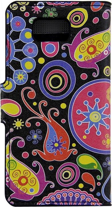 Produktbild König Design Handyhülle Tasche für Handy Samsung Galaxy Alpha Farbflash Abstrakt (Samsung Galaxy Alpha)