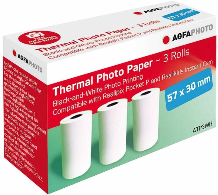 Produktbild AGFAPHOTO Thermopapier (57 x 30 mm, 3 x)
