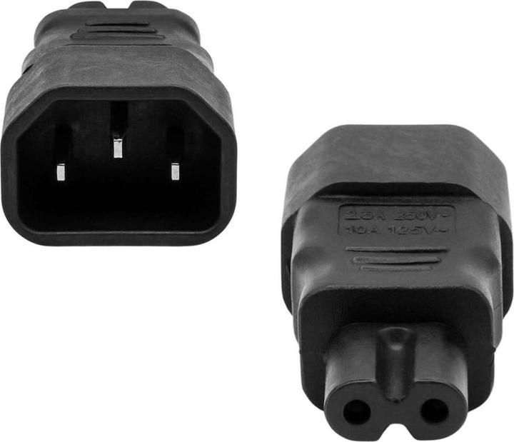 Actual product image ProXtend PC-C7C14-000 Mains plug adapter C7 C14 Black