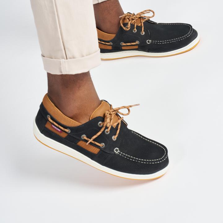 Produktbild Tribord Segelschuhe Herren Leder - Clipper schwarz (40)
