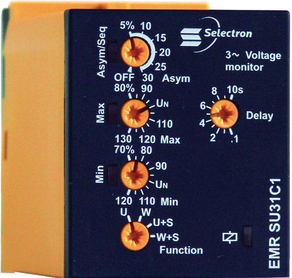 Produktbild Distrelec Schuricht Spannungsüberwachungsrelais, 2 Wechsler, 5A, 250V, 1.25kVA