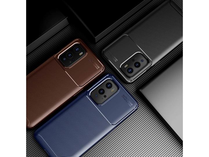 Actual product image Screenguard OnePlus 9 Pro Cover Carbon Design TPU Case (OnePlus 9 Pro)