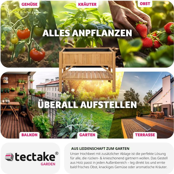 Actual product image tectake Raised bed