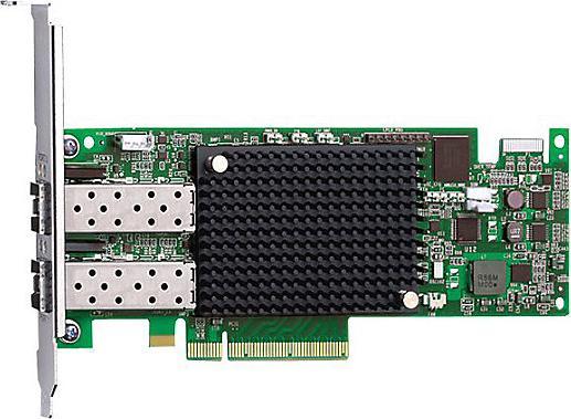 Image du produit Broadcom Emulex LightPulse 16Gb FC HBA double port LPe16002B d'Avago (PCI Express 3.0 x8)