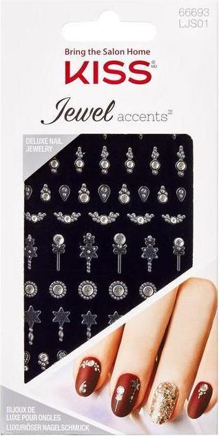 Immagine prodotto KISS Accenti gioiello (Decorazione unghie, Argento)
