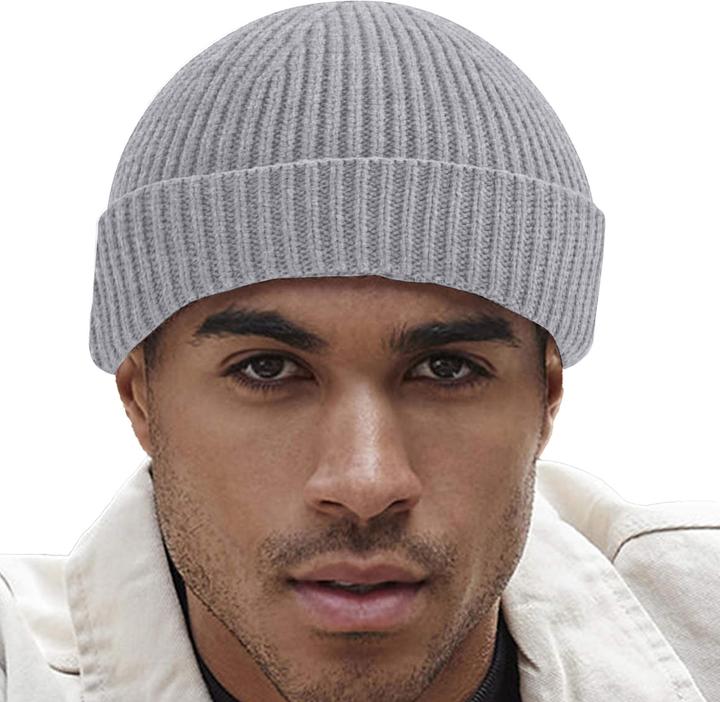Actual product image Beechfield Engineer knitted rib beanie (One size)