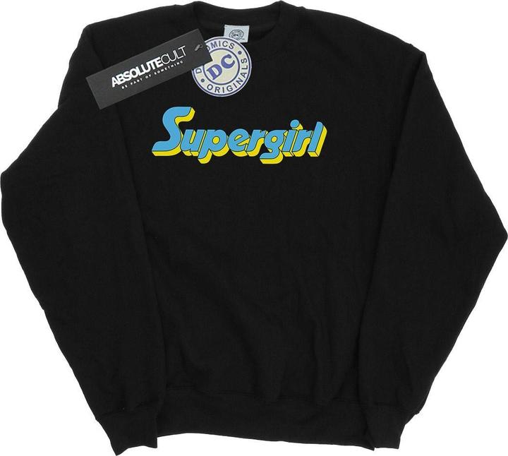 Produktbild Supergirl Text Logo Sweatshirt Mädchen (152, 158)