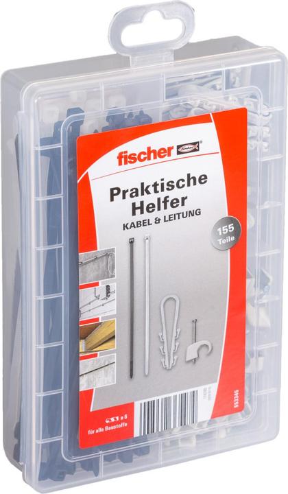 Fischer Praktische Helfer Elektro (155) (Kunststoffkabelbinder, 1 Stk.)