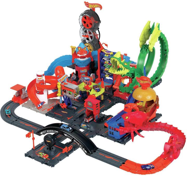 Productafbeelding Hot Wheels Downtown Car Wash Speed Clean