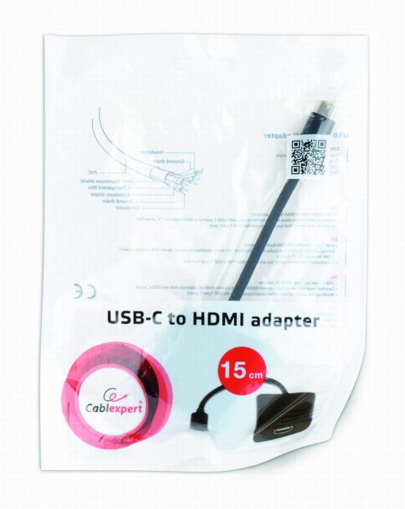Image du produit Gembird Adaptateur USB-C vers HDMI (USB-C, 2.50 cm)