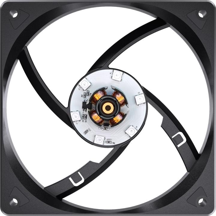 Actual product image Jonsbo SL-120, ARGB 5V 3PIN - black (120 mm, 1 x)