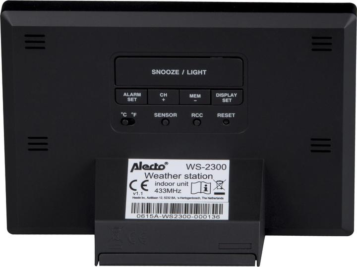 Actual product image Alecto WS-2300