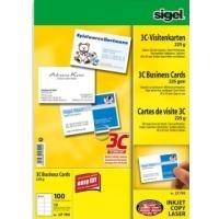 Actual product image Sigel Business cards 3C (225 g/m², 100 x, A4)