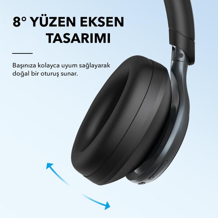 Produktbild soundcore Space One (ANC, 40 h, Kabellos, Kabelgebunden)