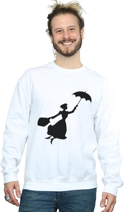 Immagine prodotto Disney Mary Poppins Flying Silhouette Felpa Uomo (XL)