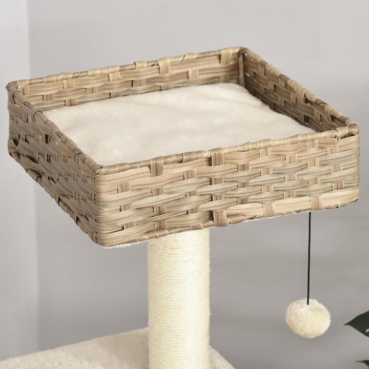 Immagine prodotto Jamb Albero per gatti (109 cm, Marrone, Beige)
