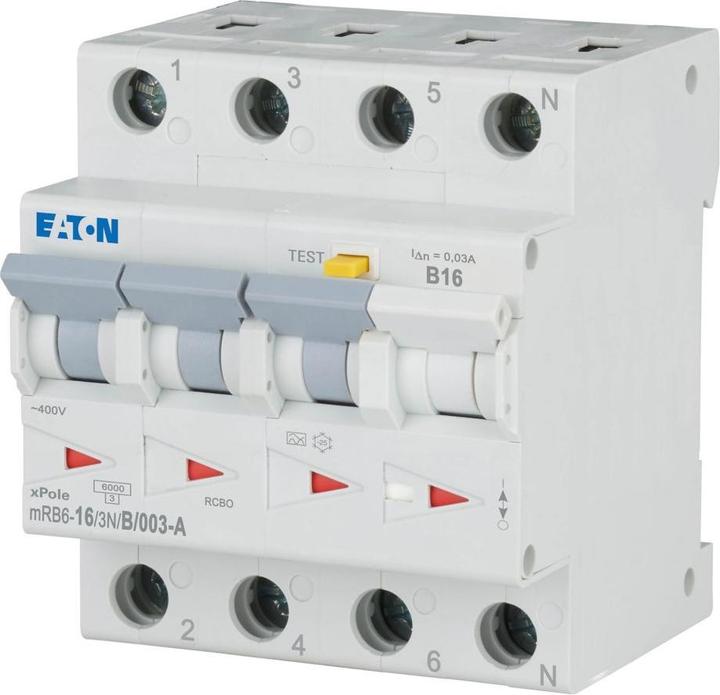 Immagine prodotto Eaton MOE MRB6-16/3N/B/003-A Interruttore combinato FI/LS 16A