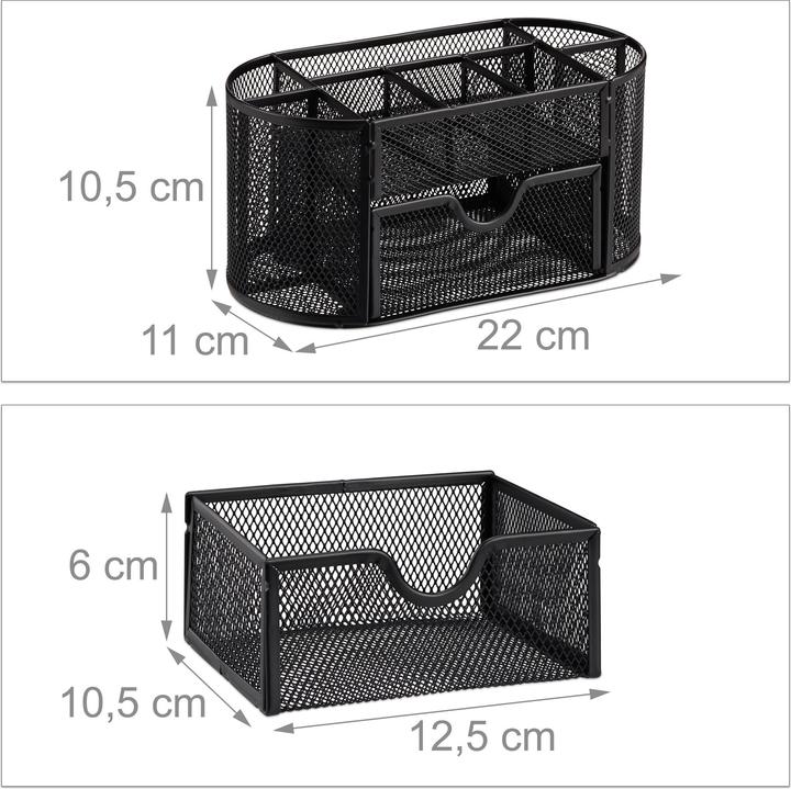 Immagine prodotto Relaxdays Organizer scrivania con portapenne