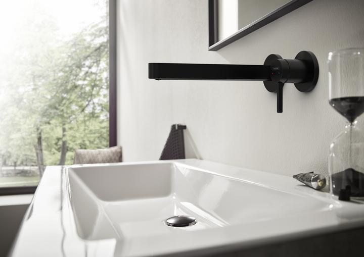 Produktbild hansgrohe Finoris Einhebel-Waschtischmischer Unterputz 230 (mattschwarz)