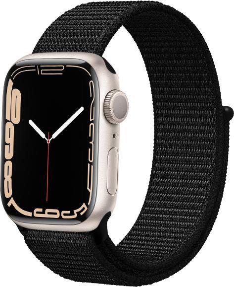 Actual product image Crong Reflective strap - Sports watch 42 (Reflective thread and hard-wearing nylon fibre, Apple Watch)