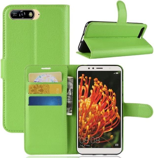 Produktbild MU Classic Litchi Leder Bookcover Series (Huawei Y6 (2018))