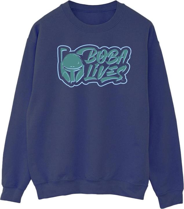 Star Wars The Book Of Boba Fett Lives Chest Sweatshirt