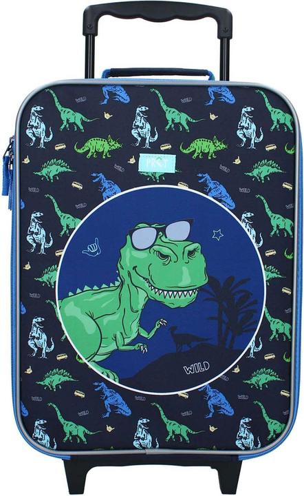 Image du produit Prêt PrÃªt Made To Roll Trolley Koffer - Blauw - Dino