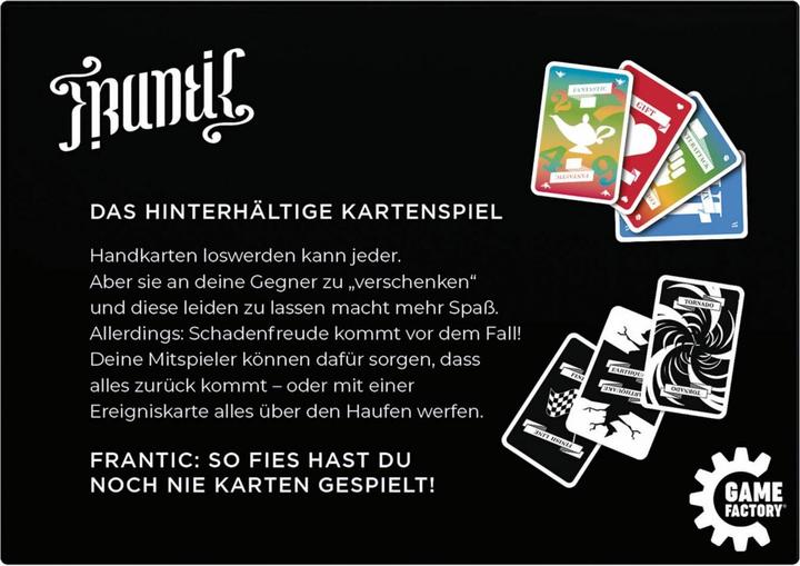 Actual product image Game Factory Frantic (DE Version) (German)