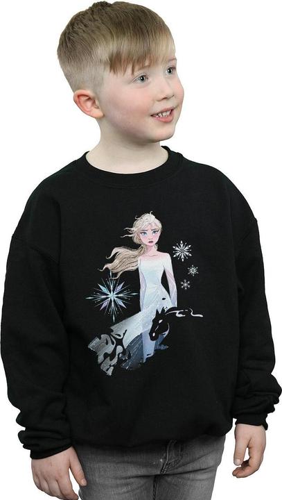 Immagine prodotto Disney Frozen 2 Elsa Nokk Silhouette Felpa Ragazzi (116)