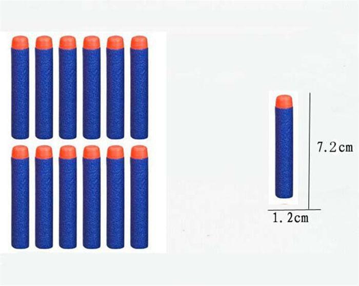 Actual product image Hermex 100x darts in blue for NERF N-Strike Elite