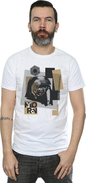Actual product image Star Wars Mens The Last Jedi Kylo Ren Patchwork T-Shirt (XXL)